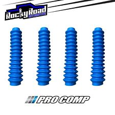 Pro Comp Blue Universal Shock Absorber Dust Boot Boots Set Of 4 2 X 11