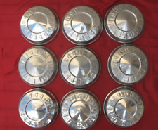 1964-67 Plymouth Dodge 10 Center Police Hubcaps Mopar Set Of 9 Dogdish