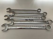 Snap-on Tools Usa New 5pc Big Sizes Sae Flank Drive Plus Combo Wrench Set