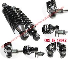Rear Street Rod Coil Over Shock Set W180 Pound Black Coated Springs