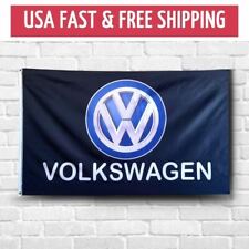 For Volkswagen 3x5 Ft Banner Vw Jetta Passat Golf Gti Racing Wall Sign Flag