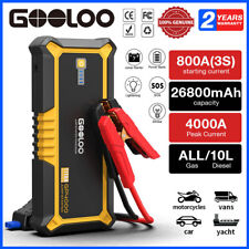 Gooloo Gp4000 Car Jump Starter 4000a Portable Car Battery Charger 12v Jump Box