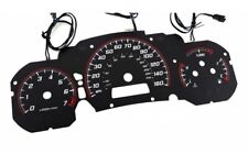 Saab 9-3 93 Indiglo Glow Tacho Gauges Black Dial Conversion Kit Mph To Kmh Speedometer