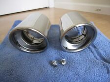 Set Of 2 Factory Genuine Oem 2019-2021 Acura Rdx Chrome Exhaust Tips Finishers