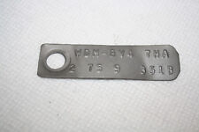 Ford 9 Inch 2.75 Open Rear End Id Tag Mustang