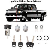 Fit For 97-07 Ford F150 F250 F350 F450 Ignition Door Lock Cylinder Kit Wkeys