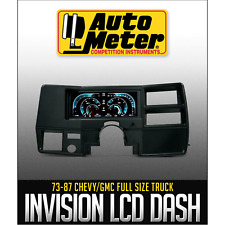 Auto Meter Invision Lcd Complete Dash Gauge Kit For 1973-1987 Chevy C10 C20 C30