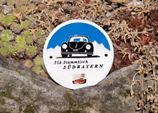 Vintage Automobile Car Badge Porsche 356 Stammtisch Bayern Bavaria