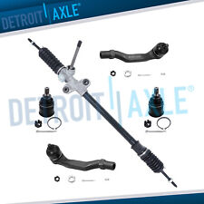 5pc Complete New Manual Steering Rack And Pinion Suspension Kit For Honda Civic