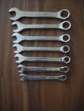 New Craftsman Midget Ignition Small Wrench 7 Pc. Set Sae 316 To 716