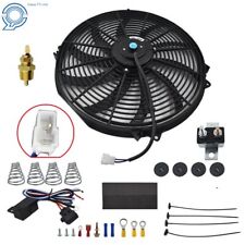 16electric Radiator Fan High 3000cfm Thermostat Wiring Switch Relay Kit 12v