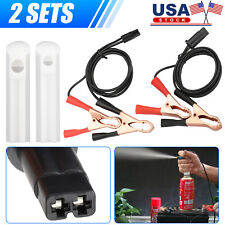 Universal Car Fuel Injector Flush Cleaner Adapter Auto Cleaning Tool Diy Kit Set