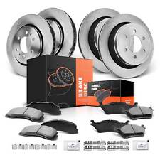 Front Rear Disc Brake Rotors W Brake Pads For Ford F-150 12-20 6 Lug Wheels