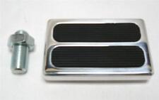 Billet Padded Street Rod Hot Rod Brake Clutch Pedal Foot Pad Ford Chevy