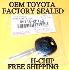 New Original Rubber Toyota H Chip Transponder Master Ignition Key 89785-0d140
