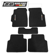 For 94-01 Acura Integra Floor Mats Carpet Front Rear Nylon Black W Mugen