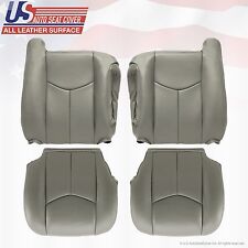 2003 To 2006 Chevy Suburban Upholstery Leather Seat Cover Replacement Gray 922