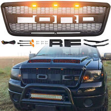 Front Bumper Grill Grille Matte Black Fit For 2004 2005 2006 07 2008 Ford F-150