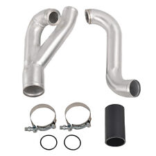 2 Aluminum Turbo Outlet Charge Pipe Kit For 2007-2013 Bmw 335i 335is N54 3.0l