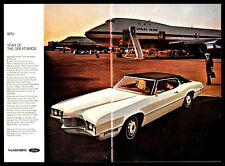 1970 Ford Thunderbird Pan Am Boeing 747 Aircraft And Pilot Centerfold Ad