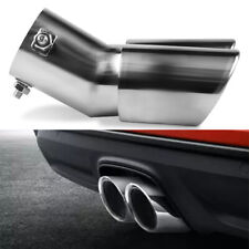 Oxilam Car Rear Exhaust Pipe Tail Muffler Tip Round Accessories Stainless Steel