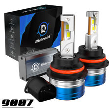9007hb5 Led Headlight Bulbs Kit 6500k White High Low Beam Super Bright 36000lm