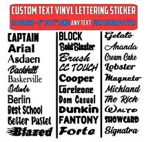 Custom Text Vinyl Lettering Sticker Decal Personalized -any Text - Any Name - 2
