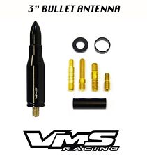Vms Racing Billet 3 223 Caliber Bullet Antenna Black For 05-14 Ford Mustang