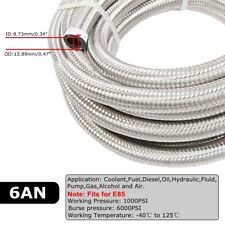 6an 38 Id Fuel Line Hose Cpe Oil Gas Stainless Steel Braided Fuel Hoses 10ft