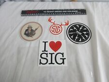 Lot 4 Sig Sauer Stickers New