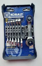 Kobalt 22965 7 Piece Sae Short Combination Wrench Set Usa