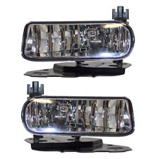New Pair Of Clear Fog Lights For 2002-2006 Cadillac Escalade 02 03 04 05 06