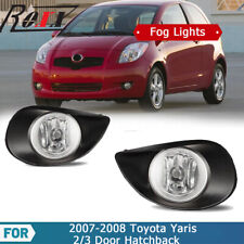 Projectors Fog Lights For 2007-2008 Toyota Yaris 23 Door Hatchback Clear Lens
