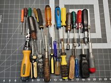 Screwdriver Misc Lot Of 25 - Flathead Phillips Awls Mostly Unbranded