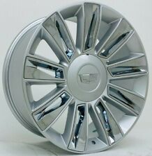 22 Cadillac Escalade Platinum Premium Silver Chrome Wheel Rim 4740 22934656 New