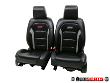 2016 - 2023 Chevy Camaro Ss Seats Black Leather Heated Cooled 2ss