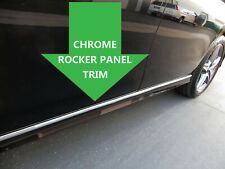 For Mazda Rocker Panel Body Side Molding Chrome Trim 2pc - 2002-2018