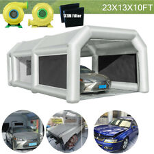 23x13x10ft Inflatable Spray Paint Booth Auto Parts Tent Mobile Car Workstation