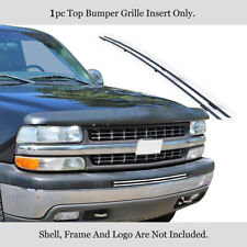 Fits 2000-2006 Chevy Suburbantahoe Top Bumper Stainless Chrome Billet Grille