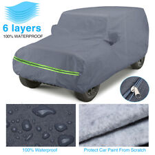 6-layer Car Cover For Jeep Wrangler Cjyj Tj Jk 2 Door All Weather Protection