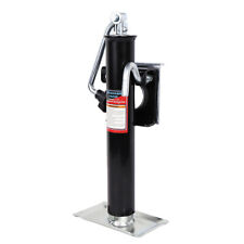 Bolt-on Topwind Jack For Trailer Black 10 Travel 2000lbs Capacity