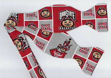 Ohio State Bow Tie Blocks Ohio Buckeyes College Bow Tie Self-tie Bow Tie