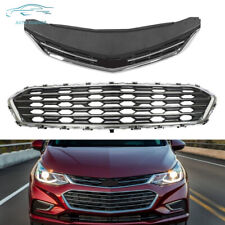 Fit For 2016-2018 Chevrolet Cruze Sedan Front Upper And Lower Grille Grill Set