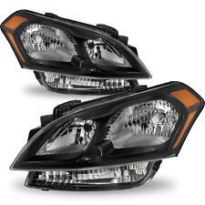 For 2012-2013 Kia Soul Halogen Black Headlights Amber Corner Lamps Pair Lhrh