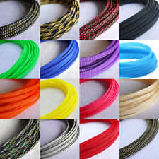 Pet Expandable Wire Cable Sleeving Sheathing Braided Loom Tubing 3mm To 80mm