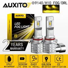 Auxito 9145 9140 9005 3000k Yellow Led Fog Lights Driving Bulbs Drl M4-mini Lamp