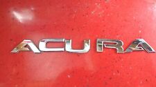 99 00 01 02 03 Acura Cl Emblem Logo Letter Badge Trunk Rear Chrome Oem