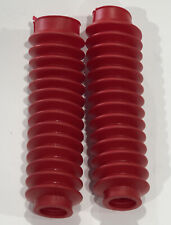 Shock Dust Boot Covers Set Of 2 Suspension Parts - Red New