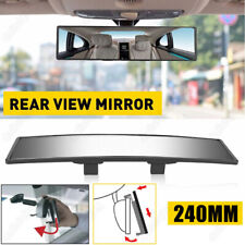 Car Universal Rear View Wide Angle Convex Clear Rearview Mirror Click On 240mm