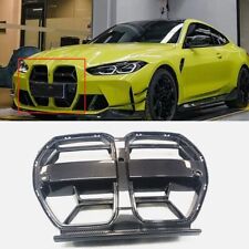 Carbon Fiber Nose Grill Grille For 2021-2024 Bmw M3 G80 M4 G82 G83 Csl Style Abs
